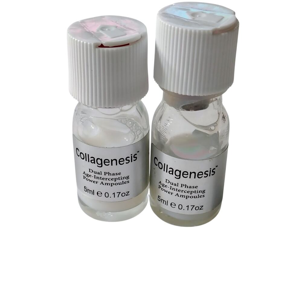 2 Skinn Collagenesis Dual Phase Age Intercepting Power Ampoules Serum 0.17 oz.